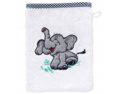 BOB Waschhandschuh, Elefanten-Motiv, für Babys