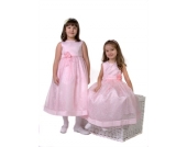 Nr. 302.3 Blumenkindkleid Taufkleid Festkleid Kleid ROSE Gre 128-152 / 8-12 Jahre