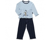 Moonline Girls Mini Schlafanzug LOTTA hellblau - Mädchen